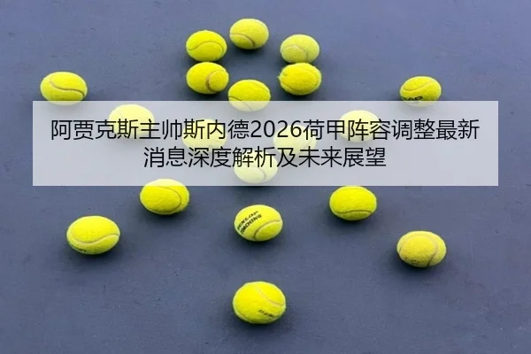 阿贾克斯主帅斯内德2026荷甲阵容调整最新消息深度解析及未来展望